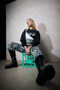 Black Friday - Laneway Print Drill Overalls - multi