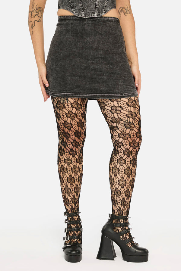 Black Friday - Ratbag AcidWashFittedMiniSkort - grey