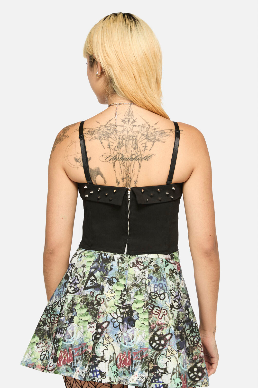 Black Friday - Laneway Studs Fitted Top - black