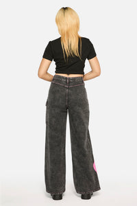 Black Friday - Laneway Acid Wash Pocket Cargo - grey