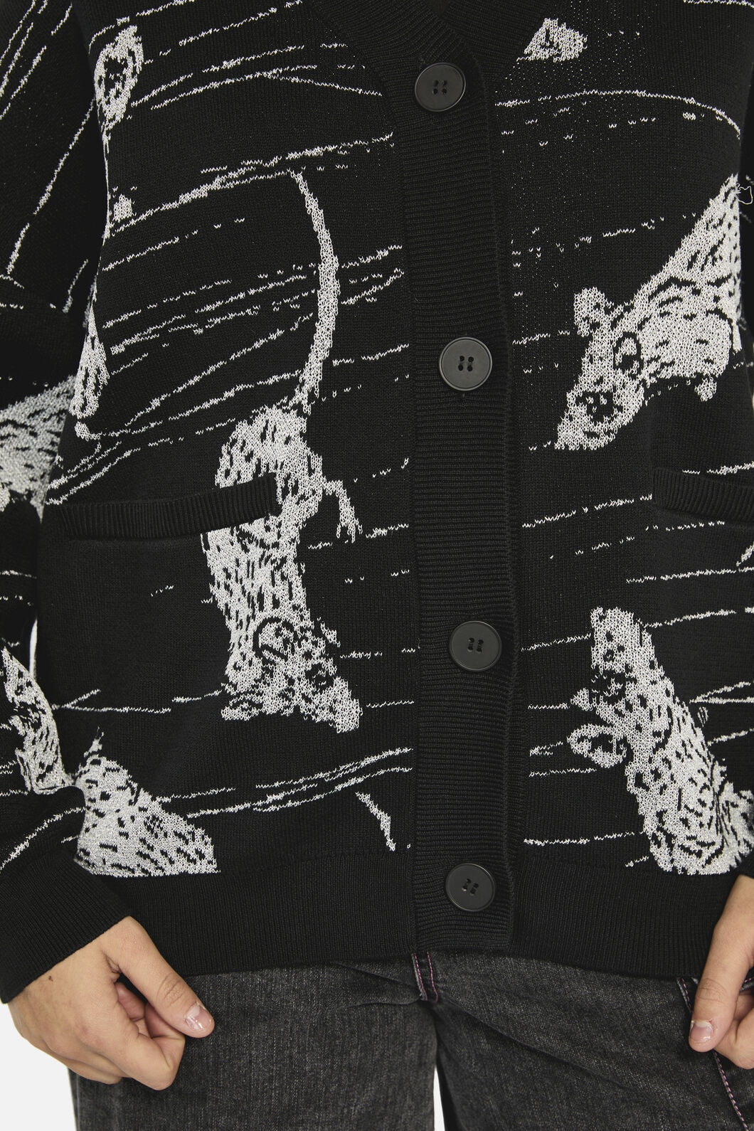 Black Friday - Ratbag Oversize Cardigan - grey