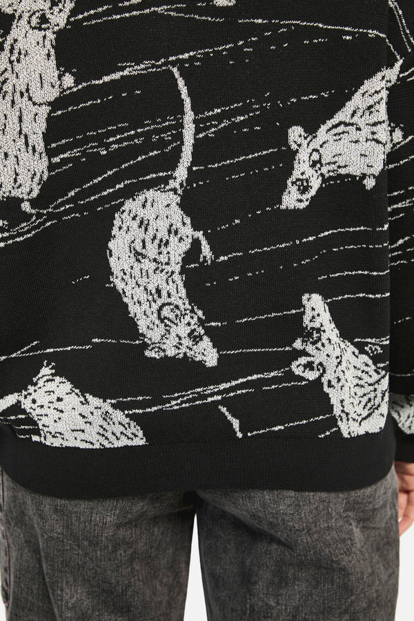 Black Friday - Ratbag Oversize Cardigan - grey