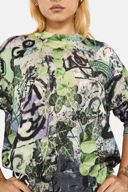 Black Friday - Laneway Graphic Relaxed Knit - multi