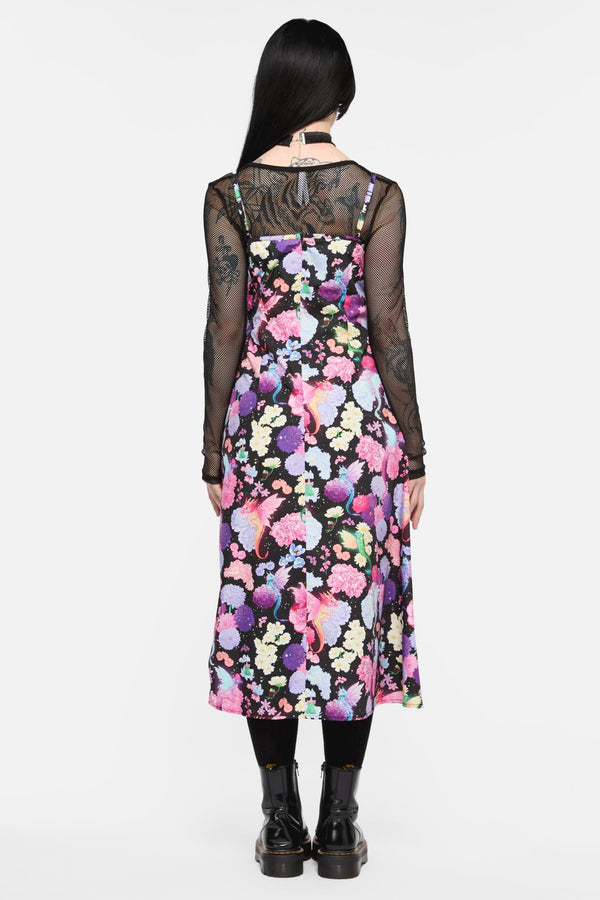 Black Friday - Dragons Grove Drawstring Slip Dress - multi
