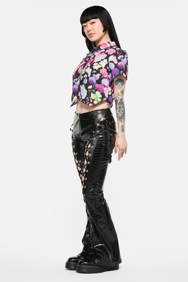 Black Friday - Dragons Grove Fitted Blouse - multi