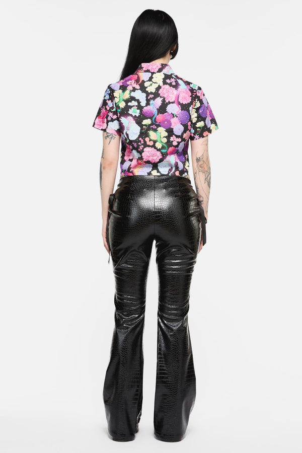 Black Friday - Dragons Grove Fitted Blouse - multi