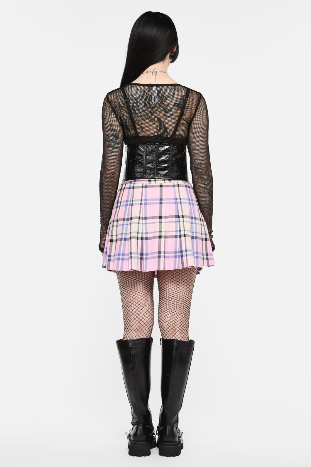 Black Friday - Scales PU Underbust Corset - black