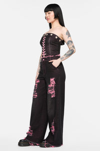 Black Friday - Scales Ripped Jeans - black