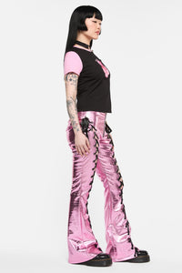 Black Friday - Dragons GroveContrastSleeveTee - black-pink