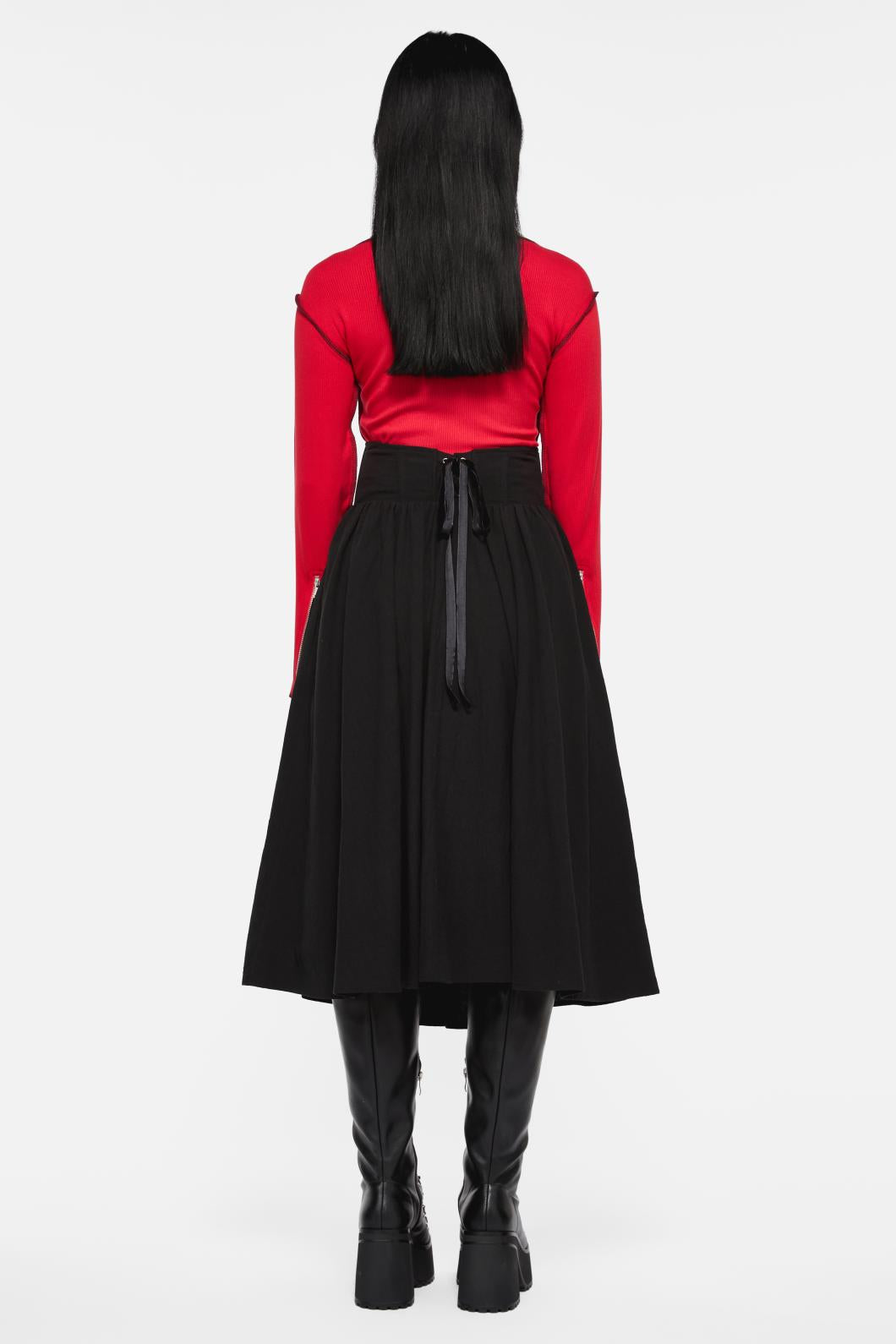 Black Friday - Vampy Corset Skirt - black