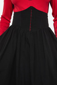 Black Friday - Vampy Corset Skirt - black
