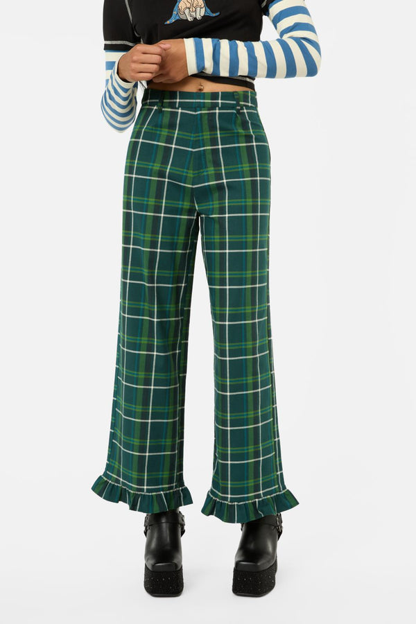 Black Friday - Iykyk Tartan Pant - green