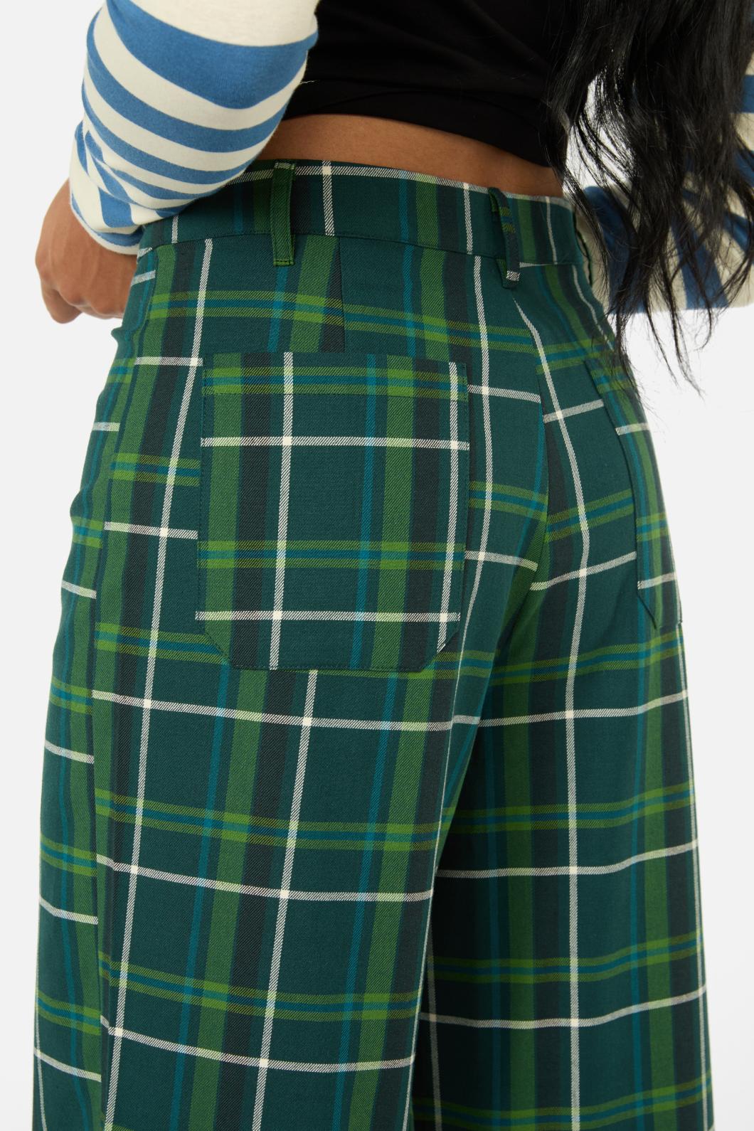 Black Friday - Iykyk Tartan Pant - green
