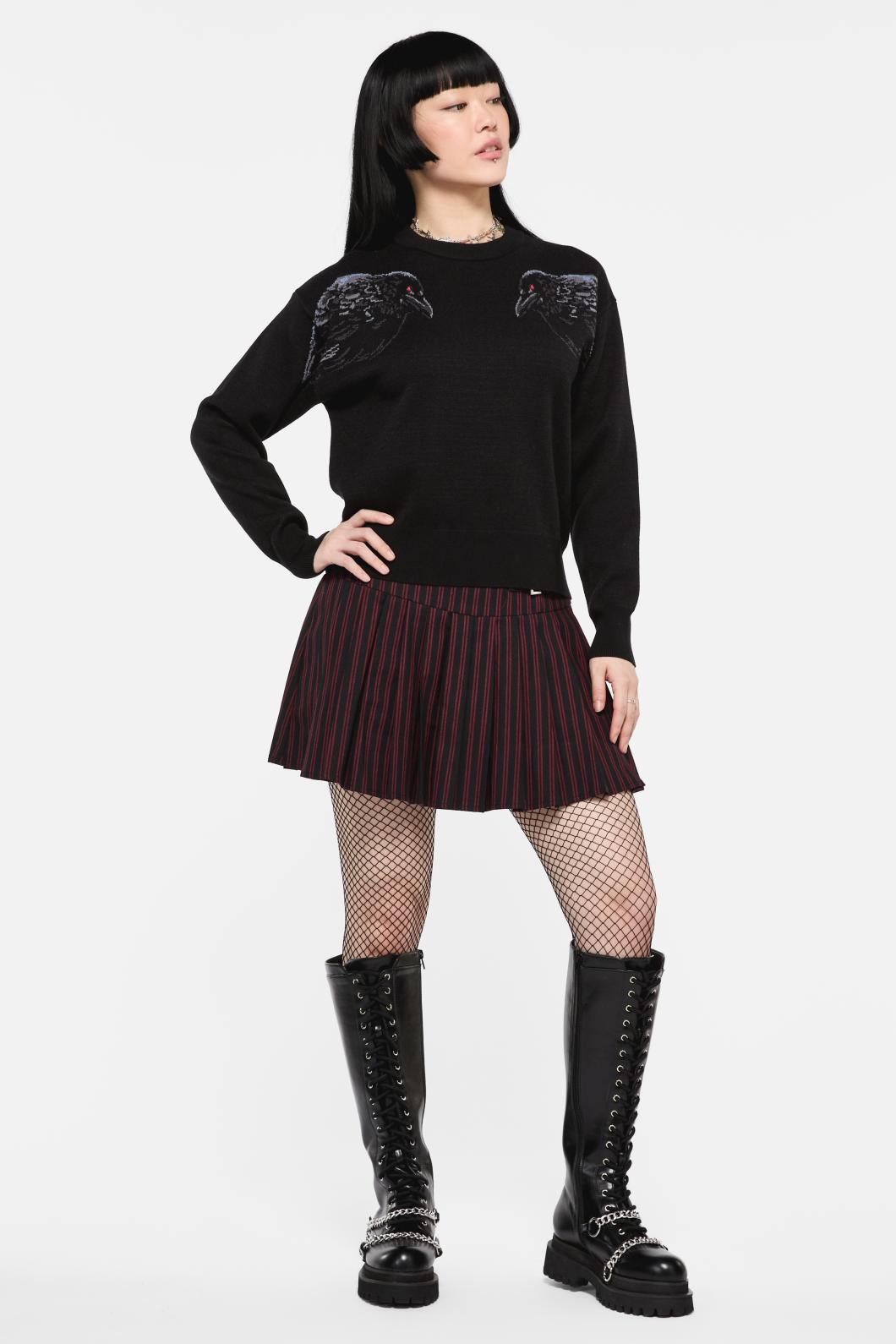 Black Friday - Apollo Crow Knit Jumper - black