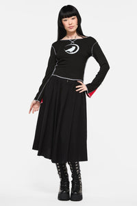 Black Friday - Wahn Ribbed Jersey Top - black