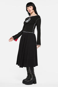 Black Friday - Wahn Ribbed Jersey Top - black