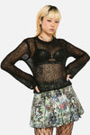 Black Friday - Tilly Grunge Knit - black