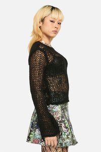 Black Friday - Tilly Grunge Knit - black