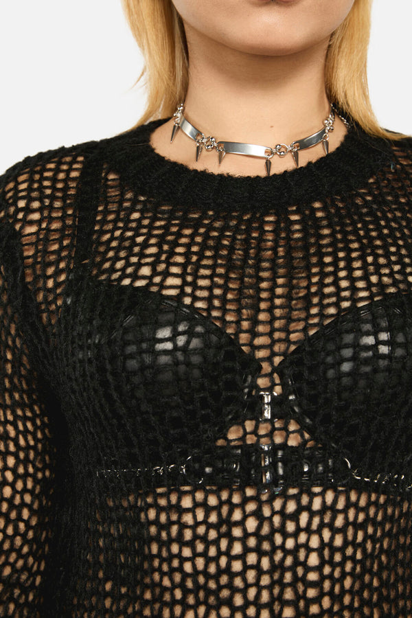 Black Friday - Tilly Grunge Knit - black