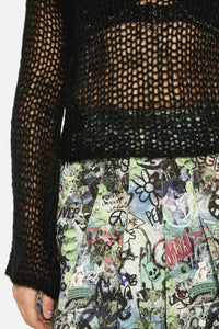 Black Friday - Tilly Grunge Knit - black