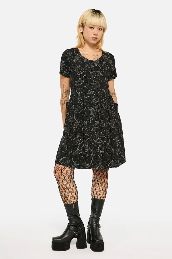 Black Friday - Ratbag ShortSleevedGrungeDress - black