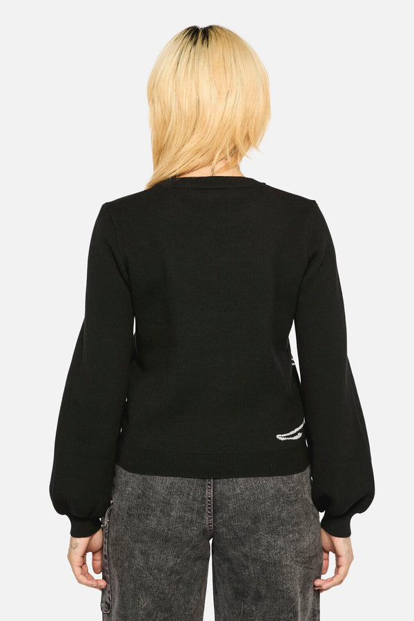 Black Friday - Rat Grunge Knit - black