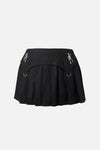 Black Friday - Curve Skelly Yoke Skort - black