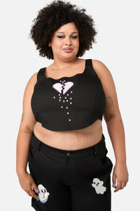 Black Friday - Curve Ghostie Corset Top - black