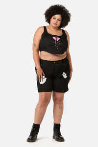 Black Friday - Curve Ghostie Corset Top - black