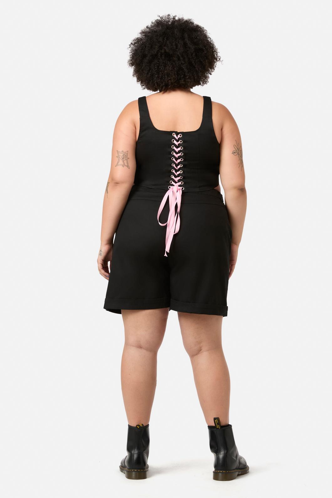Black Friday - Curve Ghostie Corset Top - black