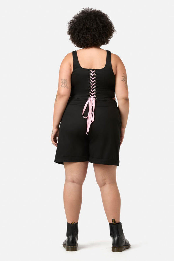 Black Friday - Curve Ghostie Corset Top - black