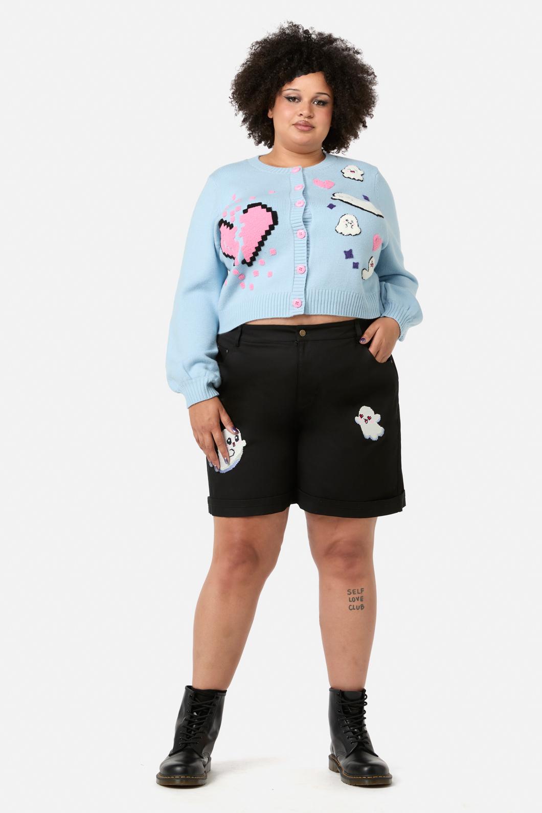 Black Friday - Curve Ghostie Shorts - black