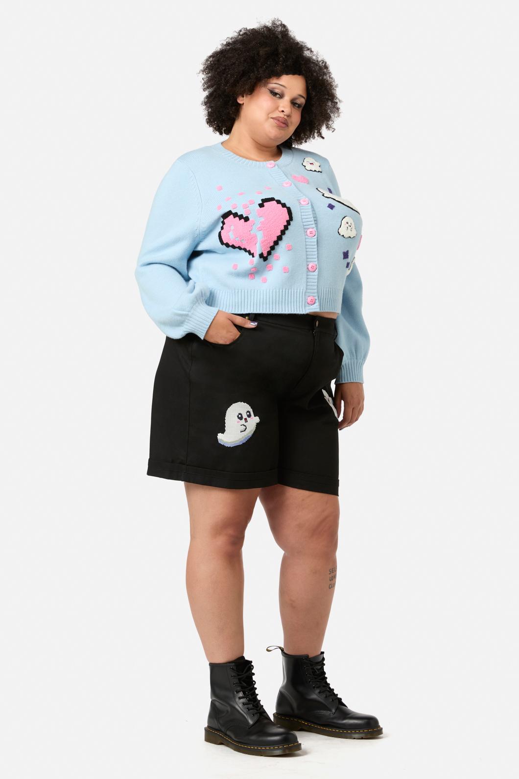 Black Friday - Curve Ghostie Shorts - black
