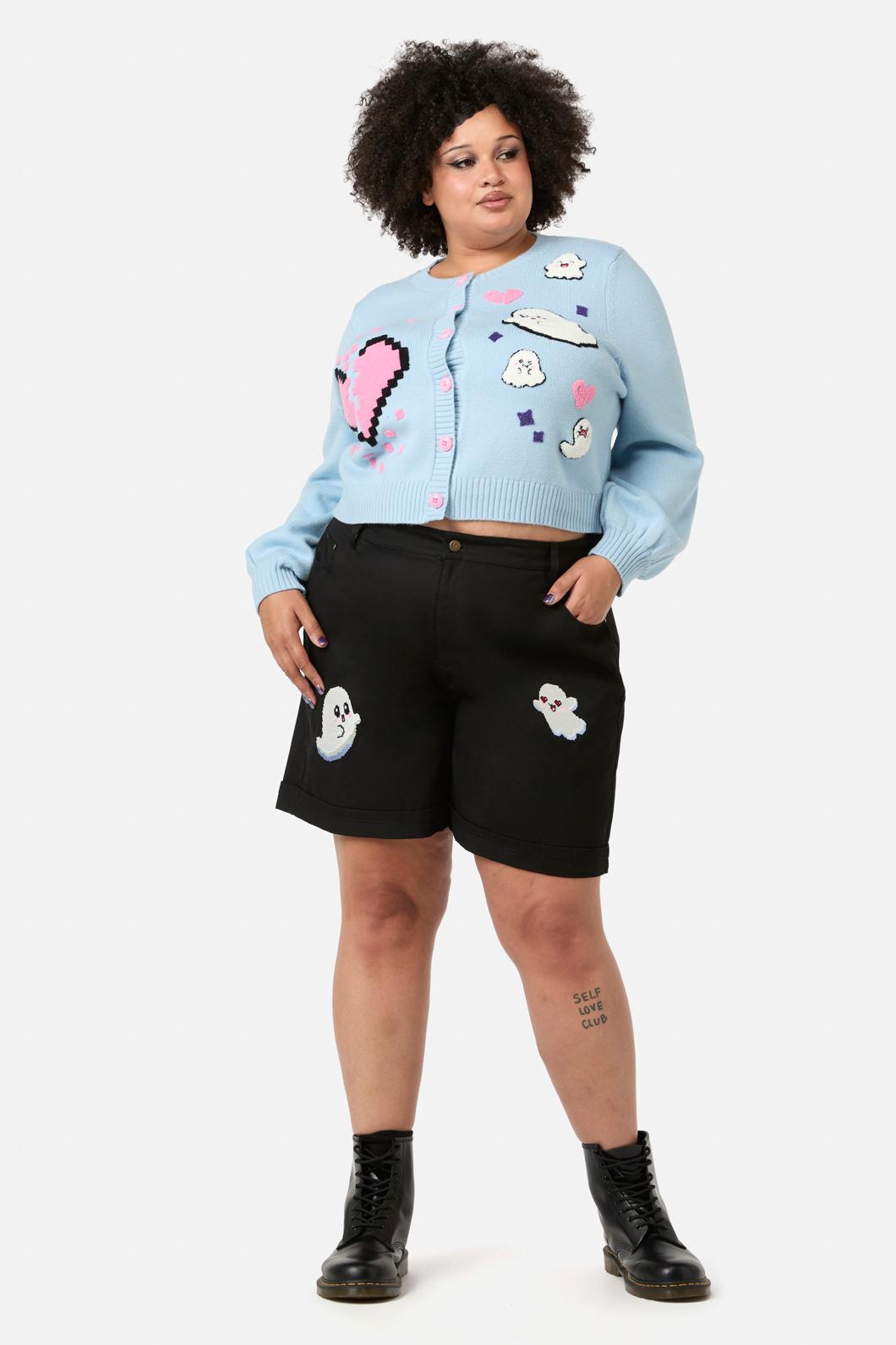 Black Friday - Curve Ghostie Cardigran - blue