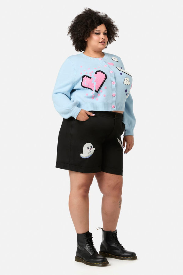 Black Friday - Curve Ghostie Cardigran - blue