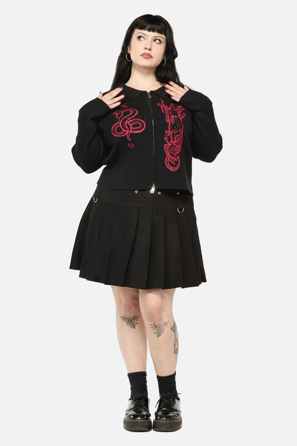 Black Friday - Curve Grace Fitted Cardi - black