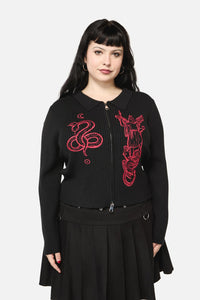 Black Friday - Curve Grace Fitted Cardi - black