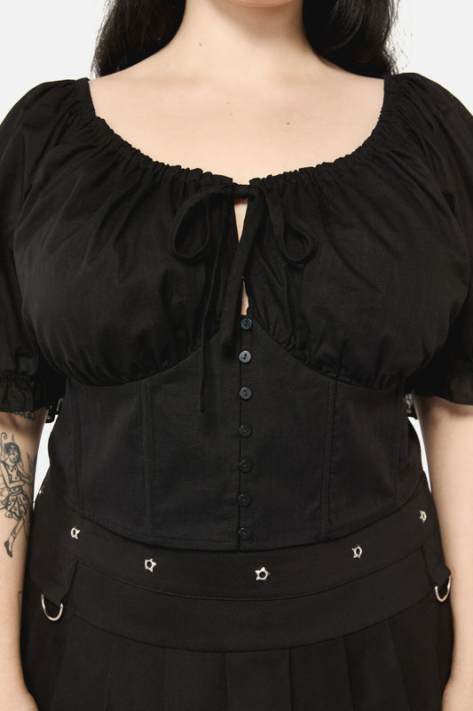 Black Friday - Curve Tilly Top - black