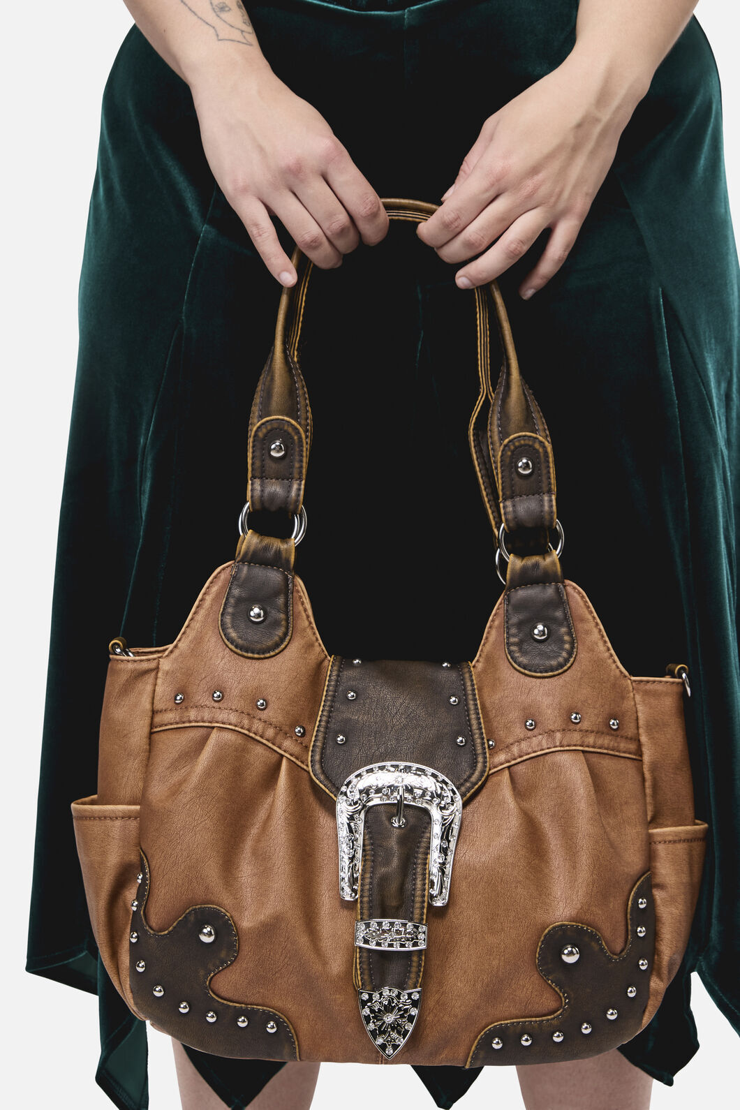 Black Friday - Vintage Buckle Bag - caramel