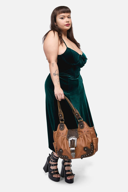 Black Friday - Vintage Buckle Bag - caramel