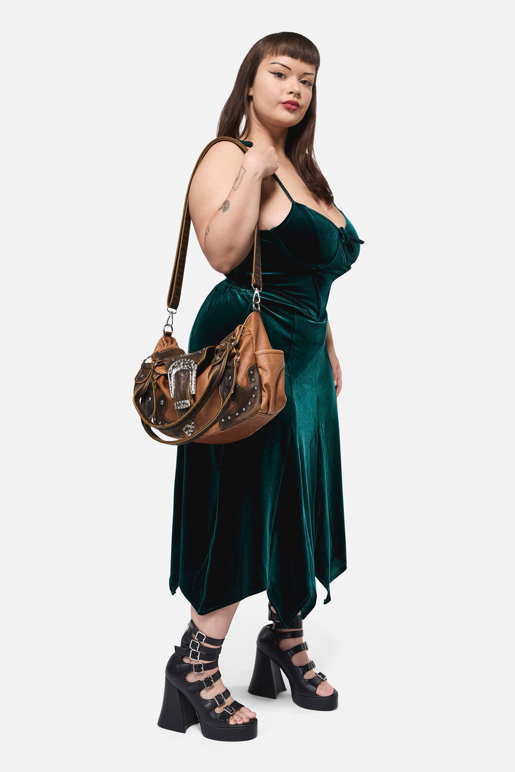 Black Friday - Vintage Buckle Bag - caramel