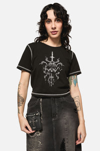 Black Friday - Cross Skull Wallet - black