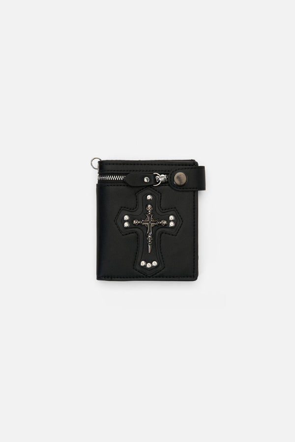 Black Friday - Cross Skull Wallet - black