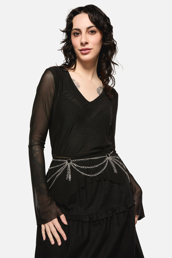 Black Friday - Chain Belt - silver