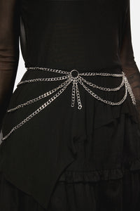 Black Friday - Chain Belt - silver