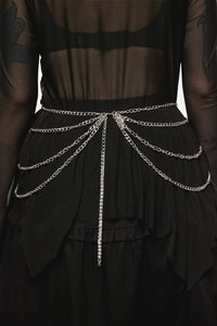 Black Friday - Chain Belt - silver