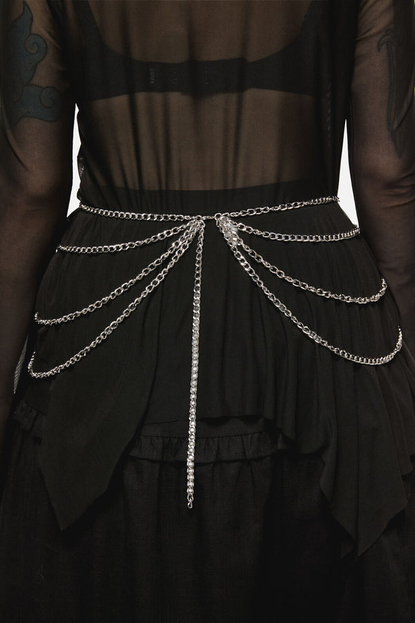 Black Friday - Chain Belt - silver