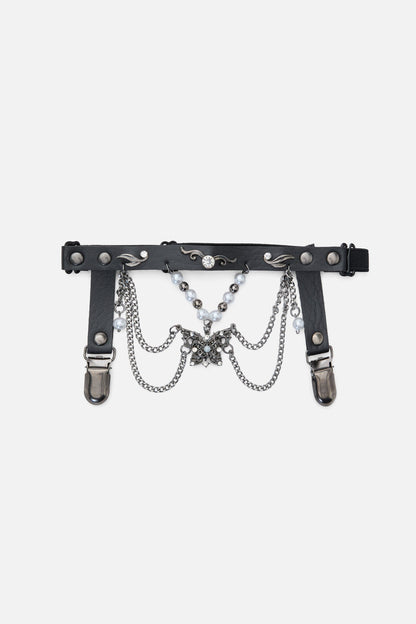 Black Friday - Embellished Garter - black