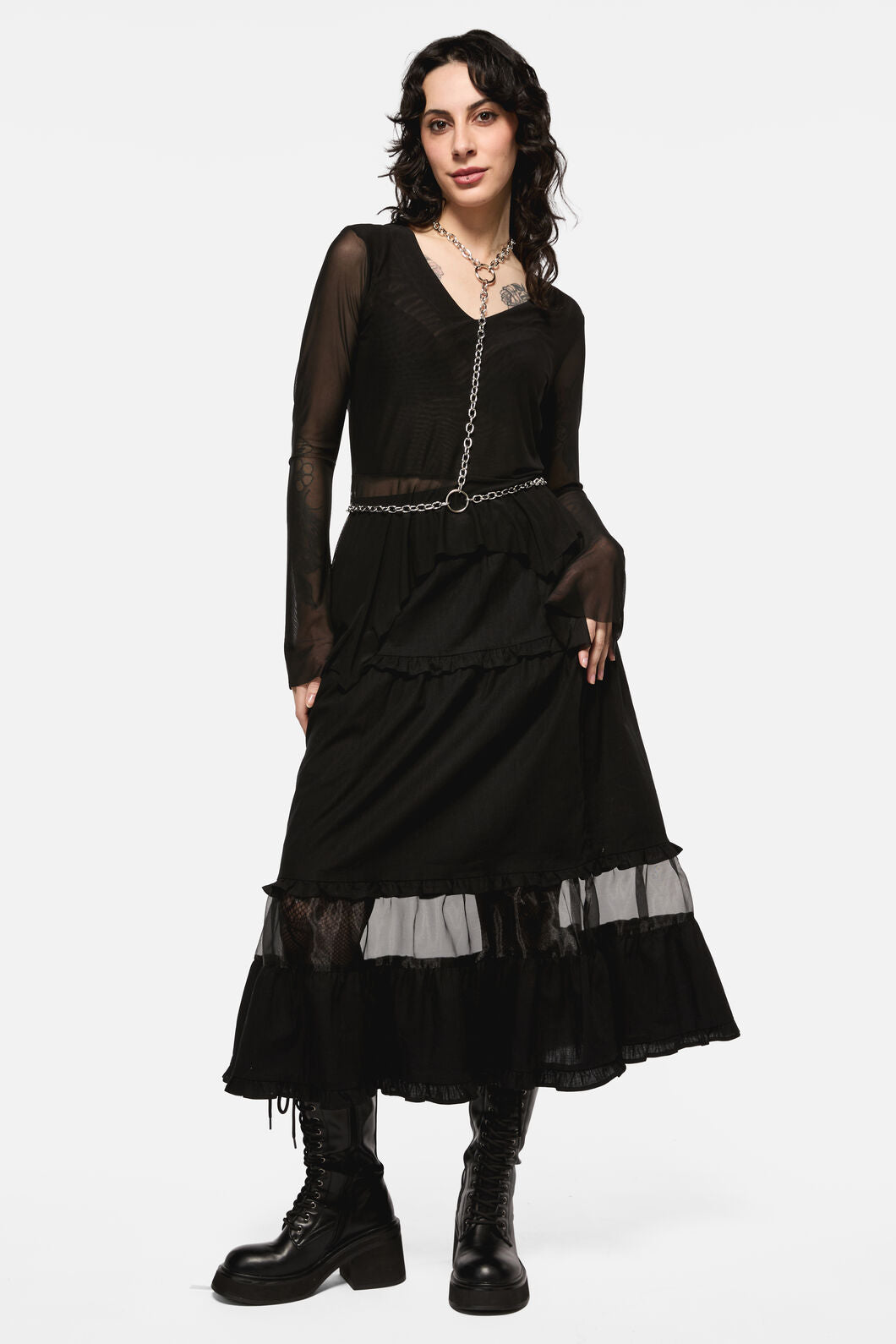 Black Friday - Chained Harness - silver