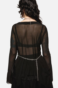 Black Friday - Chained Harness - silver